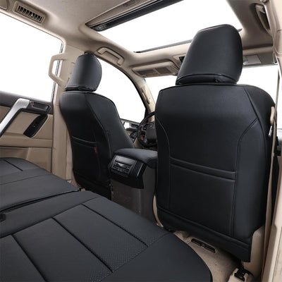 Custom Fit Bronco Sport Car Seat Covers for Select Ford Bronco Sport Base,Big Bend,Heritage 2021 2022 2023 - Leather(Black)