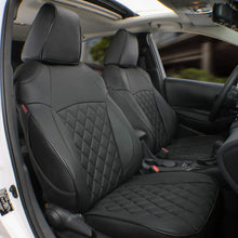 Load image into Gallery viewer, Custom Fit CHR Seat Covers for Select Toyota CHR 2018 2019 2020 2021 2022 Full Set - Leather (Red)