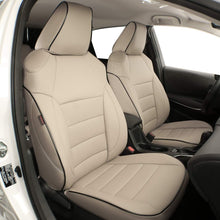 Load image into Gallery viewer, Custom Fit Car Seat Covers for Select Dodge Journey SE,GT,SXT,SE Value,Crossroad 2013 2014 2015 2016 2017 2018 2019 2020 2021 2022 2023 - Leatherette (Beige)