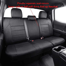 Load image into Gallery viewer, Car Seat Covers Full Set,Seat Covers for Cars,Black Car Seat Cover,Car Seat Protector Waterproof,Custom Fit for Subaru Forester 2019 2020 2021 2022 2023 2024,Car Seat Cushion,Neoprene(Black)