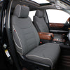 Custom Fit F150 Seat Covers for Ford 2021-2024 F150Supercab/2023-2024 Superduty Crewcab XL,XLT&2022-2024 F150 Lightning Pro,Xlt,Lariat,Platinum- Full Set,Leather(Black)