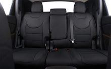 Load image into Gallery viewer, Compass 2018-2023 2024 Car Seat Covers Full Set,Seat Covers Custom Fit for Jeep Compass,Car Seat Protector Waterproof,Leather Car Seat Cushion,Black Car Seat Cover- Leatherette (Black)