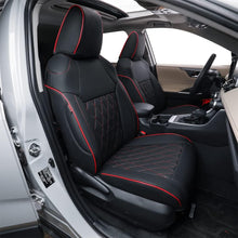 Load image into Gallery viewer, Custom Fit Prius Seat Covers for Select Toyota Prius Le,Xle,Limited,Leco,Nightshade,Prime 2016 2017 2018 2019 2020 2021 2022 - Full Set- Leather (Burgundy)
