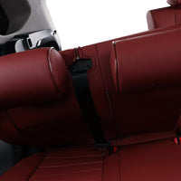 Custom Fit Prius Seat Covers for Select Toyota Prius Le,Xle,Limited,Leco,Nightshade,Prime 2016 2017 2018 2019 2020 2021 2022 - Full Set- Leather (Burgundy)