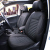 Custom Fit Full Set Car Seat Covers for Select BMW X3 2019 2020 2021(Not for Sport), W/Thigh Support - Leatherette (Black)