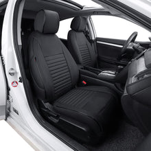 Load image into Gallery viewer, Civic Seat Covers Full Set,Car Seat Cover Custom Fit for Honda Civic Hatchback 2018 2019 2020 2021 Lx,Car Seat Protector Waterproof,Leather Car Seat Cushion,Black Car Seat Covers(Black)