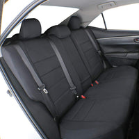 Custom Fit Neoprene Car Seat Covers for Select Audi Q5 2018 2018 2020 2021, W/No Thigh Support - Neoprene (Black)