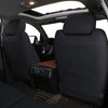 Custom Sierra Car Seat Covers for Select 2019 2020 2021 2022 2023 2024 2025 Silverado 1500/GMC Sierra 1500 & 2500 HD 3500 Full Set - Leather(Black)