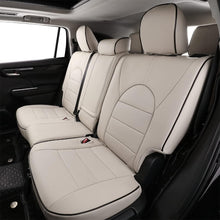 Load image into Gallery viewer, Custom Fit Car Seat Covers for Select GMC Yukon SLE,SLT,AT4 2015 2016 2017 2018 2019 2020 2021 2022 2023 - Leatherette (Beige)