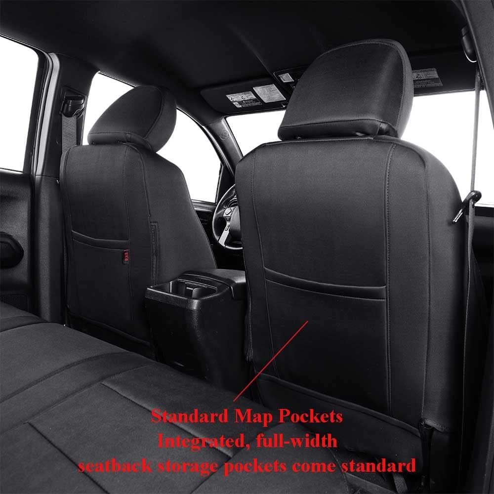 Car Seat Covers Full Set,Seat Covers for Cars,Black Car Seat Cover,Car Seat Protector Waterproof,Custom Fit for Subaru Forester 2019 2020 2021 2022 2023 2024,Car Seat Cushion,Neoprene(Black)