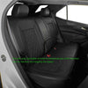 Custom Fit Malibu Car Seat Covers for Select Chevy Malibu L,Rs,Lt,Ls,Premier 2016 2017 2018 2019 2020 2021 2022 2023 2024 Full Set-Leather (Black)