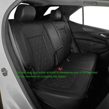 Load image into Gallery viewer, Custom Fit Malibu Car Seat Covers for Select Chevy Malibu L,Rs,Lt,Ls,Premier 2016 2017 2018 2019 2020 2021 2022 2023 2024 Full Set-Leather (Black)