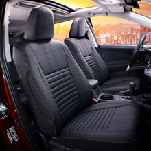 Load image into Gallery viewer, Custom Fit RAV4 Car Seat Covers for Select Toyota RAV4 2019 2020 2021 2022 2023 2024 2025 LE,XLE,XLE Premium,Limited - Full Set,Leather(Black)