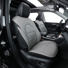 Load image into Gallery viewer, Custom Fit Car Seat Covers for Select GMC Yukon SLE,SLT,AT4 2015 2016 2017 2018 2019 2020 2021 2022 2023 - Leatherette (Beige)