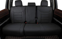 Load image into Gallery viewer, Custom Fit Silverado Car Seat Covers for Select 2014-2018 Silverado/Sierra 1500 &amp;2015-2019 Silverado HD Wt,Ls,Lt,Ltz,High Country (Crew Cab) - Full Set,Leather (Black)