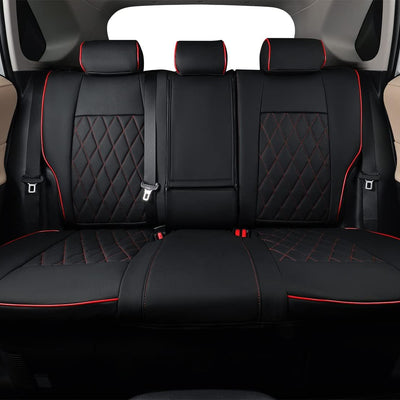 Custom Fit Car Seat Covers for Select Dodge Journey SE,GT,SXT,SE Value,Crossroad 2013 2014 2015 2016 2017 2018 2019 2020 2021 2022 2023 - Leatherette (Beige)