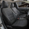 Custom Fit Camry Car Seat Covers for Select Toyota Camry LE,SE,SE Nightshade 2018 2019 2020 2021 2022 2023 2024 (Not for Hybrid) - Full Set, Leather (Black)