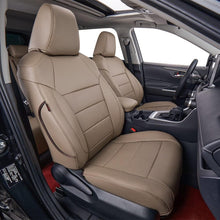 Load image into Gallery viewer, Custom Fit RAV4 Car Seat Covers for Select Toyota RAV4 2019 2020 2021 2022 2023 2024 2025 LE,XLE,XLE Premium,Limited - Full Set,Leather(Black)