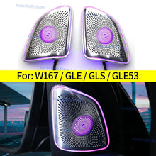 Load image into Gallery viewer, 64 Colour LED Air Vents for Mercedes Benz W167 2020+ GLE GLS GLE53 GLS63 Indoor Ambient Light RGB Turbine Nozzle Decorative Lamp