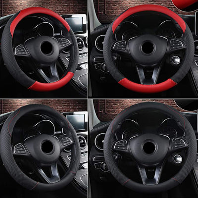 For Toyota Car Steering Wheel Cover Microfiber Leather Anti-Slip Accessories