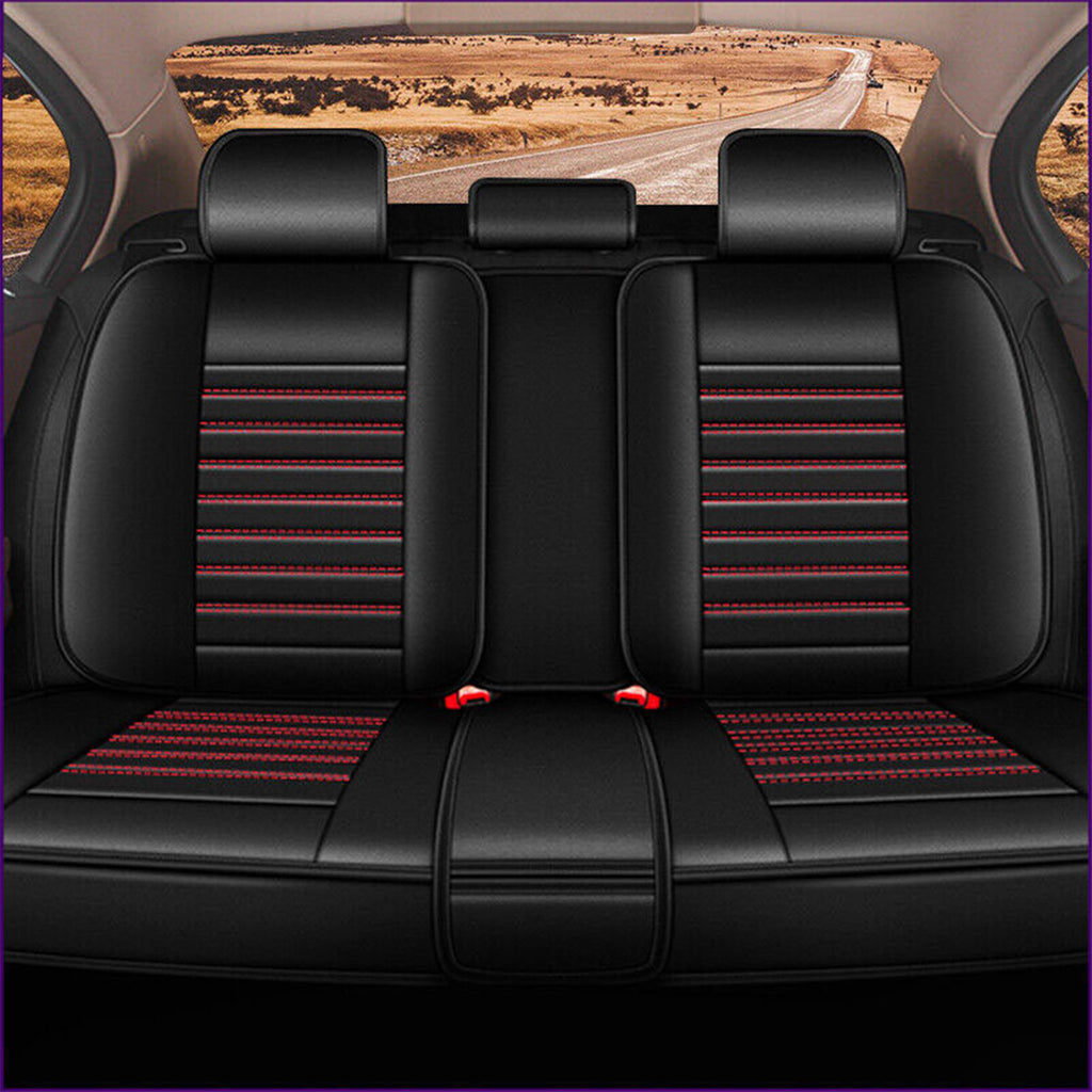 For Jeep Cherokee 2014-2023 Car 5-Seat Cover Leather Full Set Front Rear Cushion