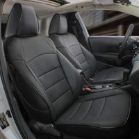 Custom Fit ES 350/ES 250 Car Seat Covers for Lexus ES 350/ES 250 Base,Premium,Luxury 2019 2020 2021 2022 2023 2024 - Full Set,Leather (Black)