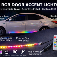RGB Door Accent LED Light Strips (Exterior Glow Kit)