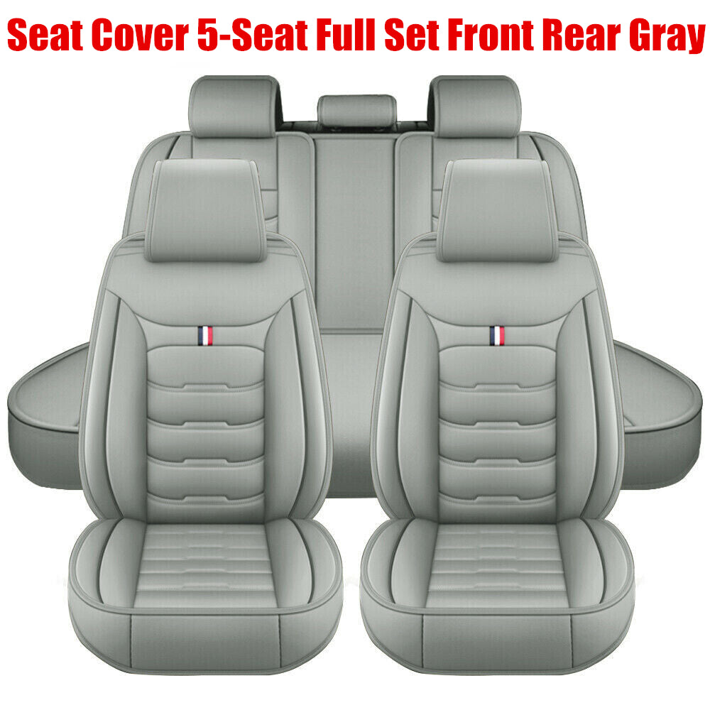 For Hyundai Car Seat Cover 5 Seat Full Set Leather Waterproof Front Rear Cushion