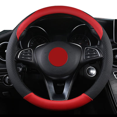 For Toyota Car Steering Wheel Cover Microfiber Leather Anti-Slip Accessories