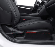 Load image into Gallery viewer, Civic Seat Covers Full Set,Car Seat Cover Custom Fit for Honda Civic Hatchback 2018 2019 2020 2021 Lx,Car Seat Protector Waterproof,Leather Car Seat Cushion,Black Car Seat Covers(Black)