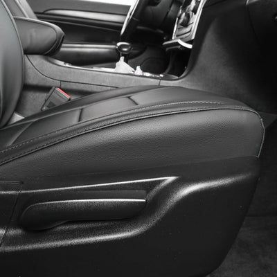 Wrangler 2013-2017 Car Seat Covers Full Set,Seat Covers Custom Fit for Jeep Wrangler,Car Seat Protector Waterproof,Leather Car Seat Cushion,Black Seat Cover - Leatherette (Black)