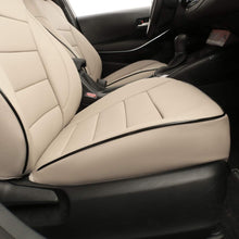 Load image into Gallery viewer, Custom Fit Car Seat Covers for Select Dodge Journey SE,GT,SXT,SE Value,Crossroad 2013 2014 2015 2016 2017 2018 2019 2020 2021 2022 2023 - Leatherette (Beige)