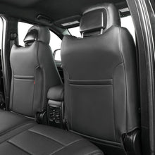 Load image into Gallery viewer, Wrangler 2013-2017 Car Seat Covers Full Set,Seat Covers Custom Fit for Jeep Wrangler,Car Seat Protector Waterproof,Leather Car Seat Cushion,Black Seat Cover - Leatherette (Black)