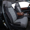 Custom Sierra Car Seat Covers for Select 2019 2020 2021 2022 2023 2024 2025 Silverado 1500/GMC Sierra 1500 & 2500 HD 3500 Full Set - Leather(Black)