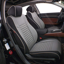 Load image into Gallery viewer, Custom Fit Full Set Car Seat Covers for Select BMW X3 2019 2020 2021(Not for Sport), W/Thigh Support - Leatherette (Black)