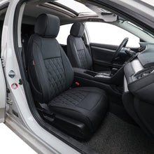 Load image into Gallery viewer, Civic Seat Covers Full Set,Car Seat Cover Custom Fit for Honda Civic Hatchback 2018 2019 2020 2021 Lx,Car Seat Protector Waterproof,Leather Car Seat Cushion,Black Car Seat Covers(Black)
