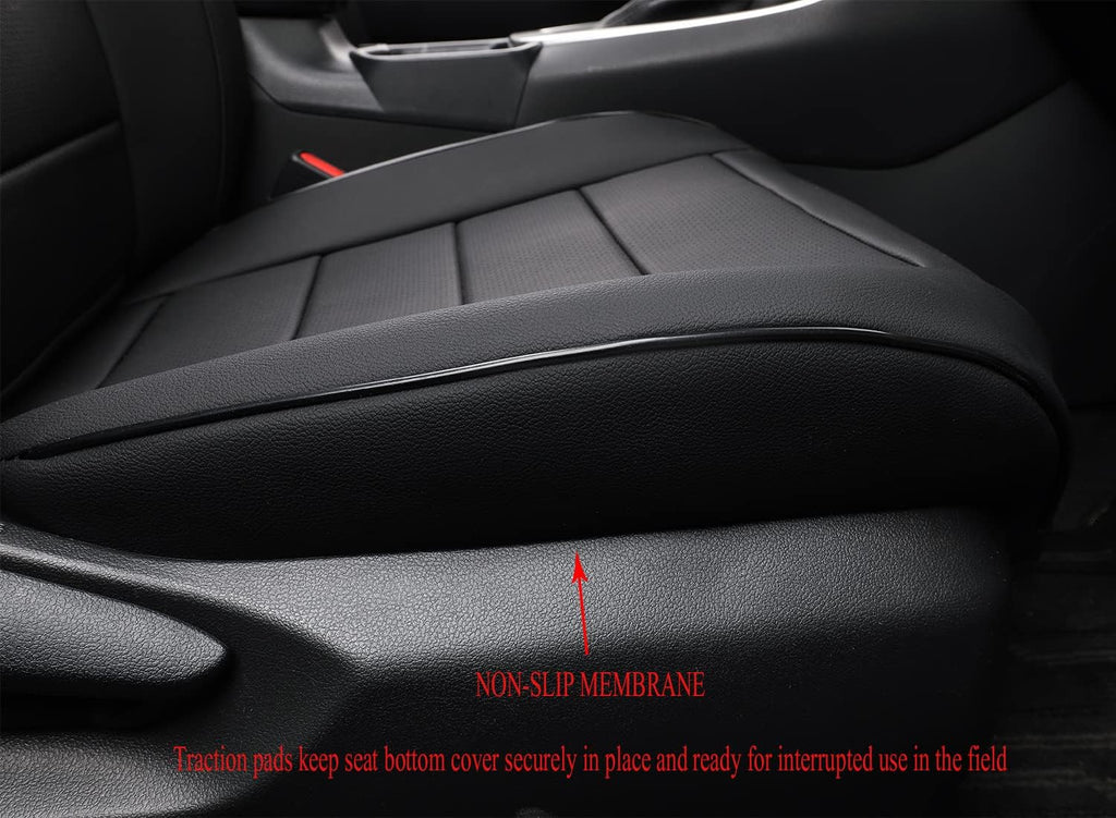 Custom Fit Corolla Car Seat Covers for Select 2014 2015 2016 2017 2018 2019 Toyota Corolla L LE LE Eco XLE Sedan - Full Set,Leather