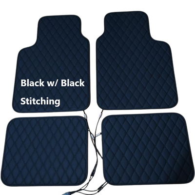 Diamond LED Fiber Optic Floor Mats (4-Piece Set)