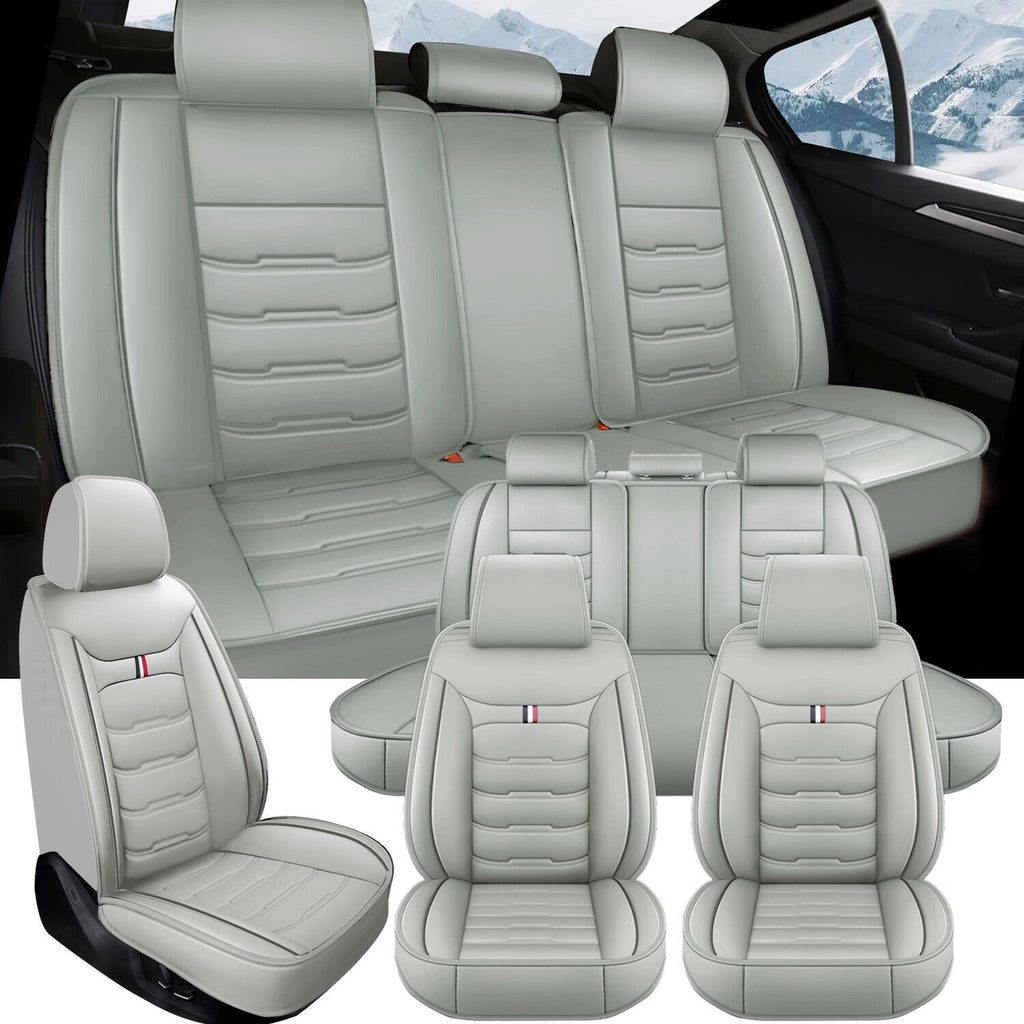 For Hyundai Car Seat Cover 5 Seat Full Set Leather Waterproof Front Rear Cushion