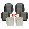 2009 to 2012 FITS for Dodge Ram 1500 2500 3500 SLT Cloth Seat Cover Gray