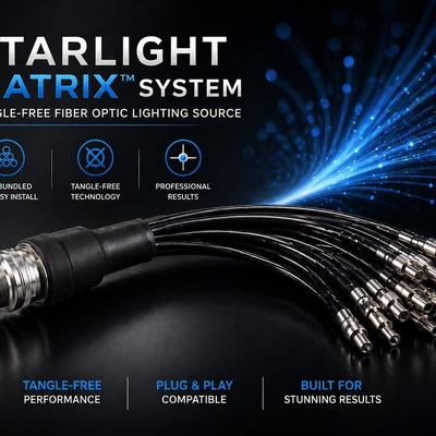 Starlight Matrix™ System | Fiber Optic Light Source (Tangle-Free Output)