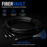 FIBERVAULT™ Fiber Optic Sleeve System | 100 Fiber Starlight Headliner Bundle