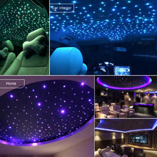 Load image into Gallery viewer, New 16W Twinkle RGBW Fiber Optic Star Ceiling Lights Kit Smart APP Sound Control LED Engine for Car Starry Sky Fiber Optic Light