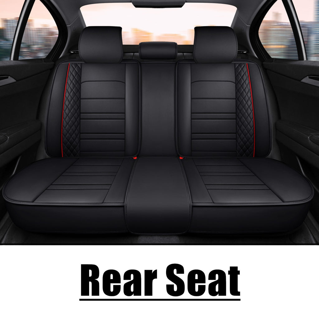 For GMC Acadia Savana Sierra Car 5-Seat Covers Waterproof PU Leather Full Set