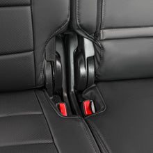 Load image into Gallery viewer, Wrangler 2013-2017 Car Seat Covers Full Set,Seat Covers Custom Fit for Jeep Wrangler,Car Seat Protector Waterproof,Leather Car Seat Cushion,Black Seat Cover - Leatherette (Black)