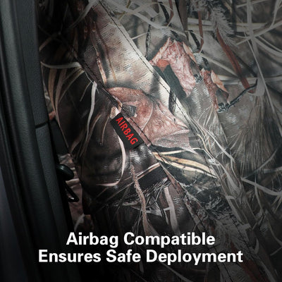 Custom Fit Tacoma Camo Seat Covers for Select Toyota Tacoma (Petrol) 2024 2025 Double Cab SR,SR5,TRD Sport,Trd Off-Road,Limited Camouflage Seat Covers - Full Set (Reed Camouflage)