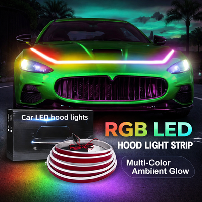 RGB LED Hood Light Strip – Multi-Color Ambient Glow