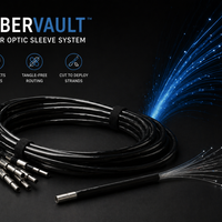 FiberVault™ System – Premium Fiber Optic Sleeve for Clean, Tangle-Free Installs