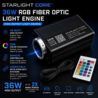 Starlight Core™ 36W Light Engine | RGB Fiber Optic Light Source