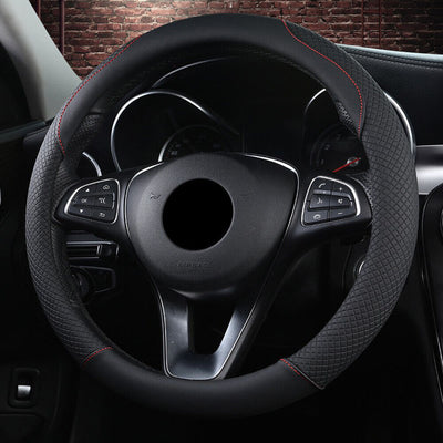 For Toyota Car Steering Wheel Cover Microfiber Leather Anti-Slip Accessories